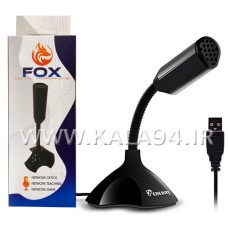 میکروفون FOX / رومیزی / خروجی USB / تک پک جعبه ای